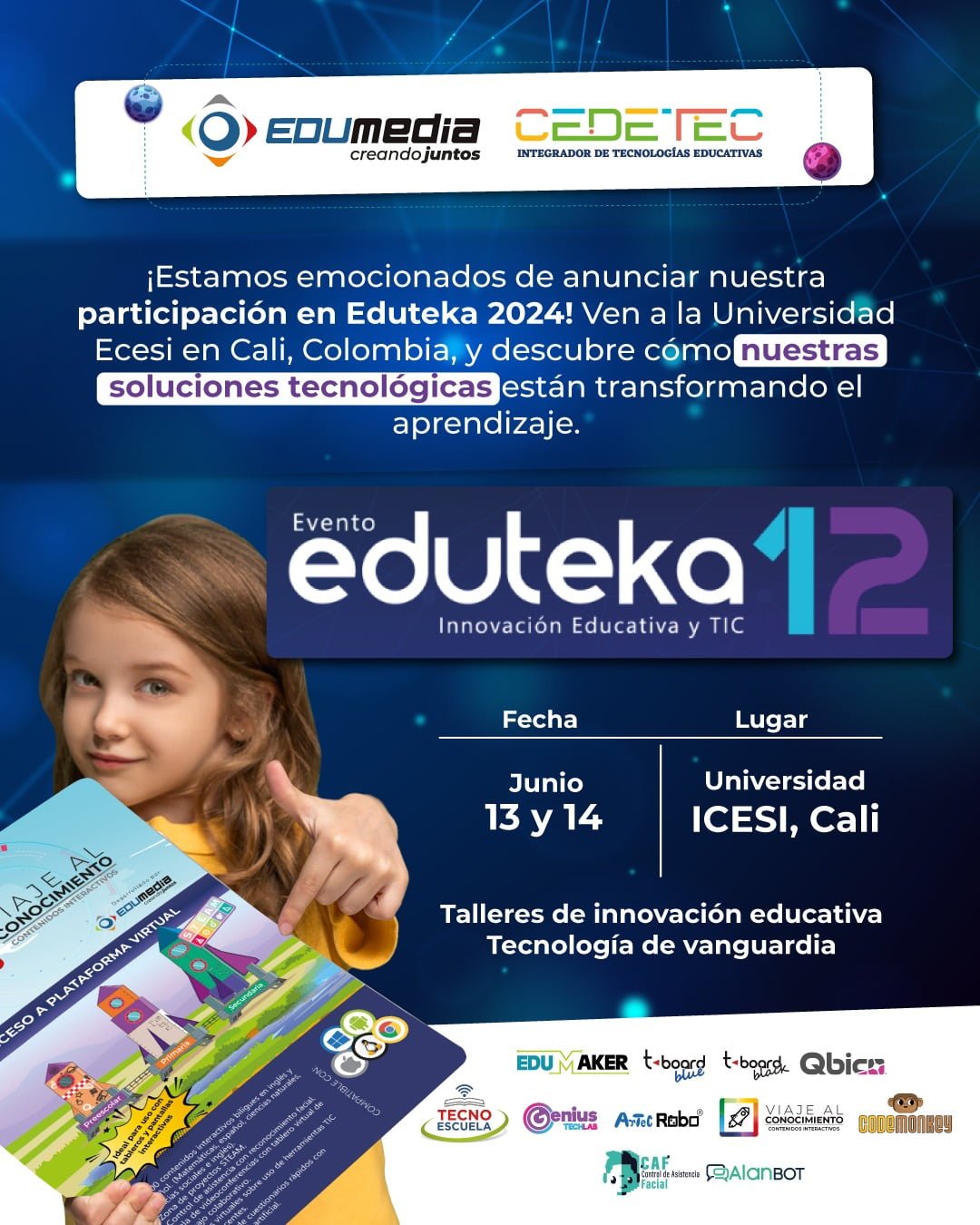 Eduteka, Décimosegunda versión Universidad Icesi en Cali los días 13 y ...